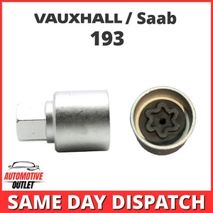 MASTER RUOTA DI CHIUSURA DADO DI SICUREZZA BULLONE PRESA CHIAVE 193/P VAUXHALL SAAB - Foto 1 di 5