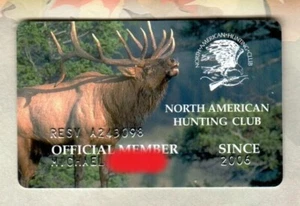 NORTH AMERICAN HUNTING CLUB Bull Elk (2006) Mitgliedskarte & Halter - Bild 1 von 3