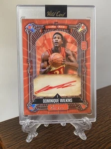 2024 Wild Card 5 CD Dominique Wilkins Auto #5/5 RARE LAST 1/1 Red Clr Match HOF - Picture 1 of 3