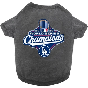Pets First MLB Los Angeles Dodgers 2025 World Series Champion Dog Shirt - Picture 1 of 7