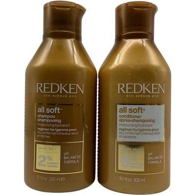 Champú y acondicionador Redken All Soft One 10,1 onzas cada uno ¡Envío gratuito! Foto 1 de 2