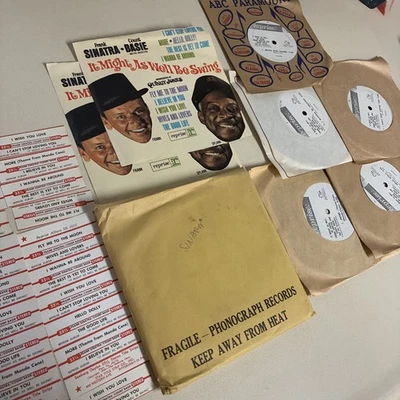 It Might As Well Be Swing Frank Sinatra Jukebox EP 33 RPM VG+ strips Count Basie - Image 1 of 4
