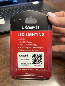 Lasfit Led Light Bulb T3-1157A Turn Signal Bulb 12V CANBUS Ready - Picture 1 of 6