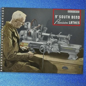 South Bend 9" Precision Lathes Catalog 9-G: REMASTERED FULL COLOR Manual 36 Pgs! - Imagen 1 de 7