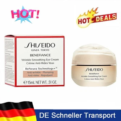 2025 Neu Shiseido Benefiance Wrinkle Smoothing Eye Cream 15ml/0.51oz  -DE Hot* - Bild 1 von 4