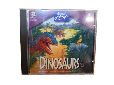 Microsoft Home - Dinosaurs CD 1994 *NICE* Disc is Perfect - Image 1 of 2