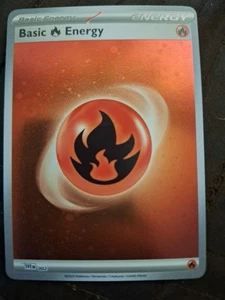 Basic Fire Energy (Cosmos Holo) 002 Sv01: Scarlet & Violet Base Set Holo - Picture 1 of 2