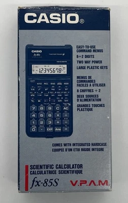 Casio fx-85S Wissenschaftlicher Taschenrechner OVP Anleitung Retro Solar Top - Bild 1 von 4