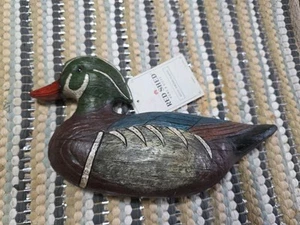 Red Shed Wood Duck Hanging Wall Decoy. Resin 11 Inch - Picture 1 of 2