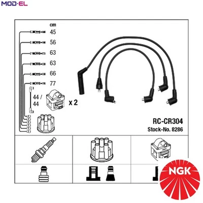KIT DE CABLE DE ENCENDIDO 8286 PARA PLYMOUTH VOYAGER/GRAND DODGE AUSTIN 3,0 L 6 cilindros 3,0 L Foto 1 de 4