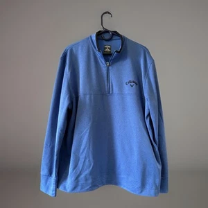 Callaway Herren 1/4 Zip Größe XL Blau Langarm Golf Activewear - Bild 1 von 4