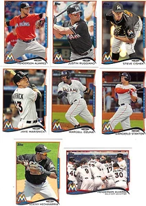 2014 Topps Miami Marlins Team Set Stanton Christian Yelich Novato Copa #358 - Imagen 1 de 3
