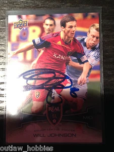 Upper Deck Real Salt Lake Will Johnson Autographed Signed 2012 UD MLS Card - Picture 1 of 1