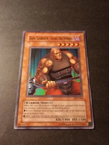 Yu-Gi-Oh! Dark Scorpion - Gorg The Strong Common Card DCR-060 LP - Picture 1 of 1