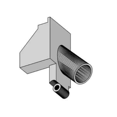 Caño de polvo Delta 426020260003 Foto 1 de 4