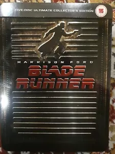 BLADE RUNNER 5-DISC DVD LIMITED LIMITED EDITION WORK PRINT STEEL CASE UK BOX SET - Picture 1 of 8