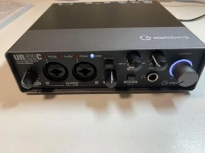 Steinberg UR22C Super Speed Type-C Portable Audio Interface UR-C series used - Image 1 of 4