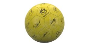 BVB Borussia Dortmund Ball / Fußball ** mit Unterschriften / Autogramme / Signat