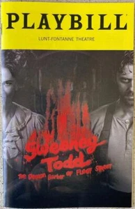Sweeney Todd Playbill Sutton Foster Aaron Tveit Joe Locke Ruthie Ann Miles 2024 - Picture 1 of 1