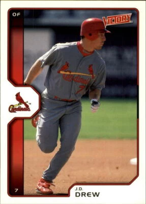 2002 Upper Deck Victory  #286 J.D. Drew - NM-MT  - Image 1 of 2