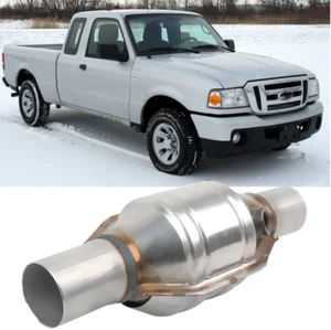 2" Inlet/Outlet Catalytic Converter w/ Heat Shield Weld-on For Ford Ranger 2.3L - Picture 1 of 13