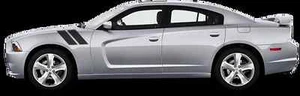 Capucha a Fender Hash Vinyl Graphics Calcomanías Stripes para Dodge Charger 2011 a 2014 - Imagen 1 de 1