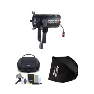 LS 60X BiColor Focusing LED wit Aputure LS60 Softbox and Camera Bag - Picture 1 of 7