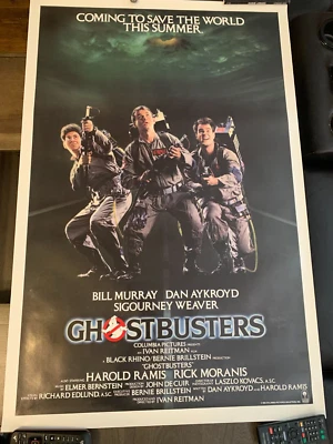 1984 GHOSTBUSTERS ROLLED ONE SHEET POSTER ORIGINAL - NEAR MINT 27"x41" - Image 1 of 2