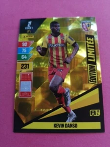 Kevin Danso Rc Lens Edition Limitée Gold  Carte Foot Panini Adrenalyn 2024-25 - Picture 1 of 3