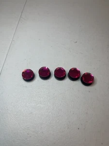 Birthstone Gem Authentic Jibbitz Shoe Charms for Crocs! Retired Lot Of 5 Pink - Picture 1 of 2