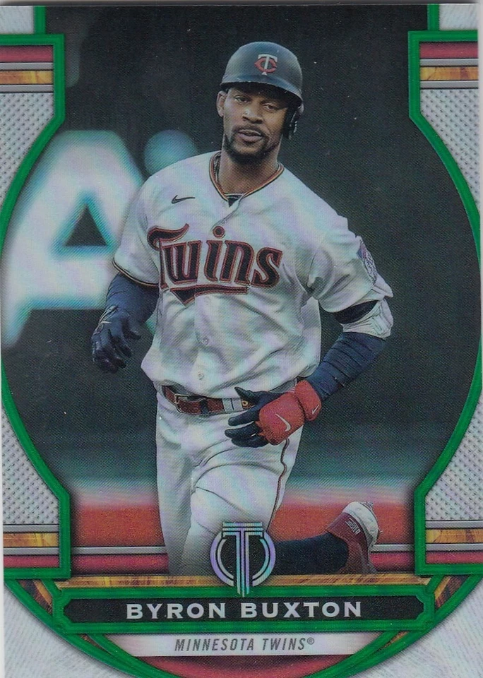 BYRON BUXTON /99 TOPPS TRIBUTE GREEN PARALLEL MINNESOTA TWINS #53 2023 23 - Image 1 of 1