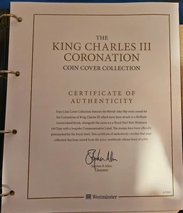 König Karl III. Krönungsmünzumschlag Sammlung - Bild 1 von 6