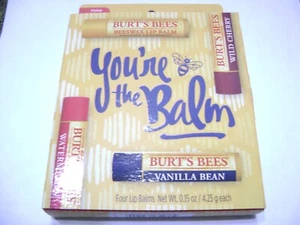 Burt's Bees - You're The Balm - Beeswax Lip Balms - 4 Pack - Picture 1 of 3