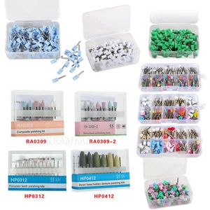 Dental Diamond Burs Cups Composite Polishing Polish Kit for Low Speed Handpiece - Picture 1 of 89
