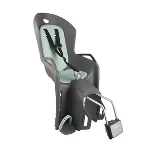 HAMAX AMIGA DARK GREY CHILD BIKE SEAT W/GREEN PADDING - FRAME MOUNT - Picture 1 of 2