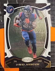 2021 PANINI CERTIFIED ** DAVID JOHNSON ** #28 " TEXANS " GOLD FOIL BASE - Picture 1 of 2