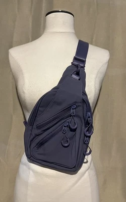 Small Sling Crossbody Sling Bag~Purple~Lilac~New~Multi Compartments - Image 1 of 4