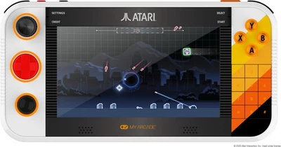 My Arcade - DGUNL-7065 Atari Gamestation Go Portable Handheld Gaming System Rech - Image 1 of 4