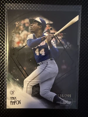 2024 Topps Update Series Hank Aaron All Class #d/299 AC-5 Braves - Image 1 of 3