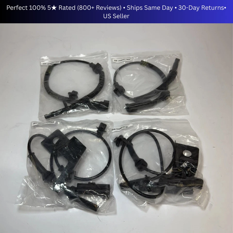 Kit de sensor de velocidad de rueda ABS delantero trasero para Lincoln MKZ para Ford Fusion 2013-2018 Foto 1 de 4