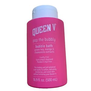 Queen V Pop the Bubbly pH-Balanced Bubble Bath 16.9oz Green Tea Mango Chamomile
