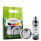 Leganza Gift Set Blueberry and Yoghurt Shower Gel 200ml + Body Soufle 200 ml