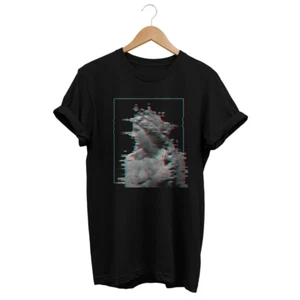 Glitch Edgy Tshirt, Alternative Clothes, Grunge Clothing, Vaporwave Shirt, Retro - Bild 1 von 3