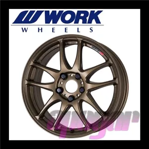 WORK EMOTION CR Kiwami WHEEL (1pcs) 17 inch 7.0J 47 5H 100 Ashed Titanium (AHG) - Picture 1 of 2