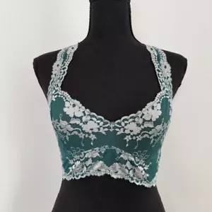 Life is Good Damen Bralette Medium Grün Fee Landhaus Kern Boho Wald Laune - Bild 1 von 8