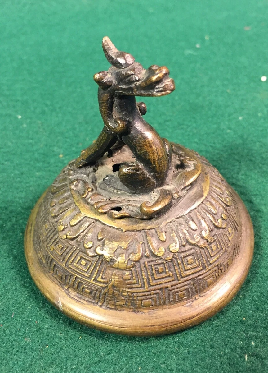 青铜龙印第安纳中国古董香炉| eBay