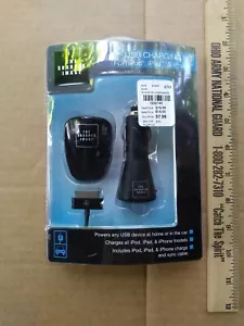 USB CHARGING KIT for IPHONE IPOD AND IPAD NEW IN PACKAGE - Picture 1 of 4