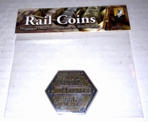 Rail Coins - Gioco da Tavolo Start Player Coin - Mini Express - SKU: MGD-RPD-01 - Nuovo - Foto 1 di 4