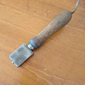 Double Forepart Cobblers Edging Glazing Iron Size 15 16 Shoe Maker Leathercraft - Bild 1 von 16