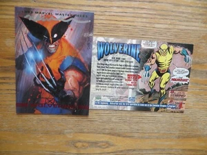 1993 VINTAGE MARVEL MASTERPIECES WOLVERINE CARD SIGNED BILL SIENKIEWICZ ART - Picture 1 of 1